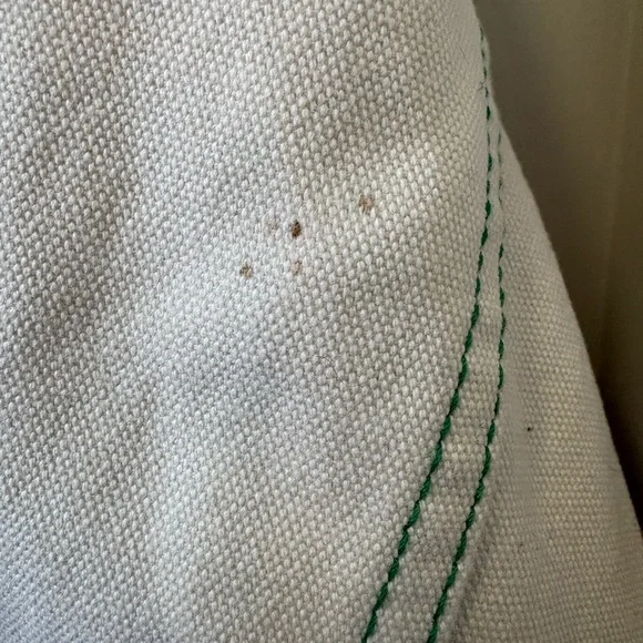 Stussy Cream Canvas Piece with Green Stitching - Picture 3 of 10